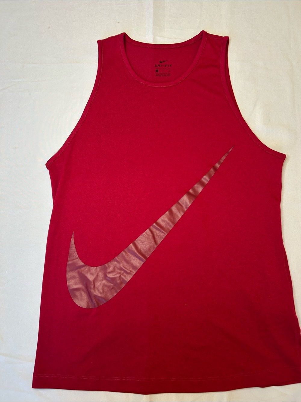 Nike Red Dri-FIT Sleeveless Tank
